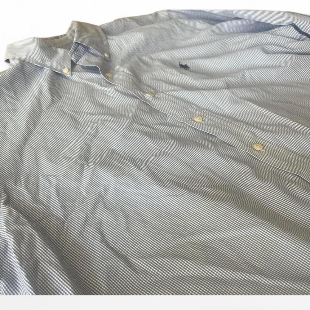 Ralph Lauren Blue and white checkered  Shirt
